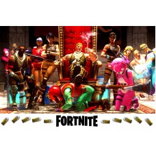 411837zu Foaie de zahar Fortnite 20x15cm